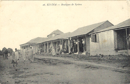 56- KINDIA -  Boutiques De Syriens - Ed. G. Caldeyrac - Guinée Française