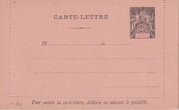 CONGO FRANCAIS     ENTIER POSTAL/GANZSACHE/POSTAL STATIONERY  CARTE-LETTRE - Covers & Documents