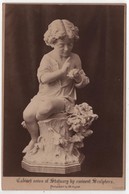 Photo Originale XIXéme Cabinet Series Of Statuary By Eminent Sculptors The Bird's Nest Carlo Pessina - Old (before 1900)