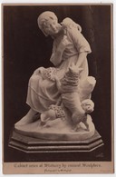 Photo Originale XIXéme Cabinet Series Of Statuary By Eminent Sculptors Girl With Cat Marble By L. Epp Bavaria - Oud (voor 1900)