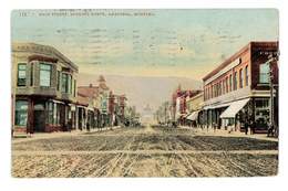 CPA ETATS-UNIS MONTANA ANACONDA MAIN STREET LOOKING NORTH - Anaconda