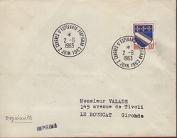 Espéranto Cachet Temporaire 2 Juin 1963 Congrès D'Espéranto-Perpignan" - Esperanto