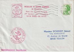 France Bataillon Marins Pompiers Marseille 1982 - Correo Naval