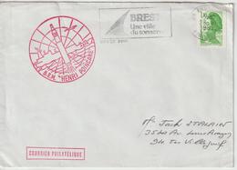 France BEM Poincaré Brest 1985 - Correo Naval