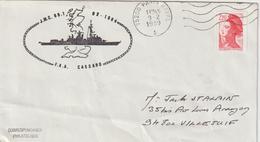 France FAA Cassard Paris Naval 1989 - Scheepspost