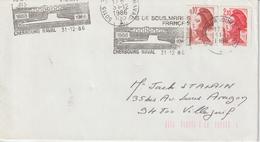 France Flamme Temporaire Cherbourg 1988 - Correo Naval