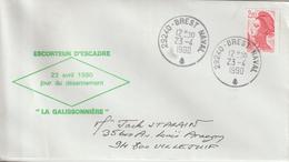 France Escorteur Galissonnière Brest 1990 - Seepost