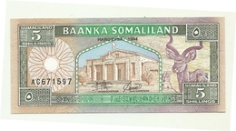 Somaliland - 5 Shillings 1994    +++++ - Autres - Afrique