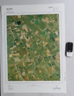 Delcampe - GROTE LUCHT-FOTO VLISSEGEM DE HAAN STALHILLE HOUTAVE ZUIENKERKE JABBEKE ©1990 48x67cm ORTHOFOTOPLAN PHOTO AERIENNE R605 - De Haan