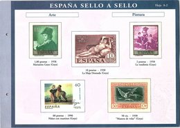 SPAÑA SELLO A SELLO. COLECCIÓN LIMITADA Y NUMERADA. Hoja A-2 ARTE - Proeven & Herdrukken