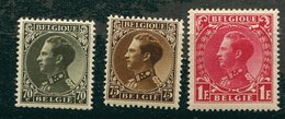 Belgique **,* N° 401/402 - **, 403* - 1929-1941 Groot Montenez