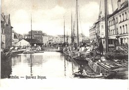 Carte Postale Ancienne De BRUXELLES - Quai Aux Briques - Navegación - Puerto