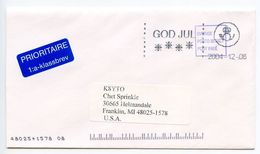 Sweden 2004 Postage Paid Cover To Franklin Michigan, K8YTO (ham Radio) - Covers & Documents