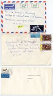 Bulgaria 1990-91 3 Airmail Covers Sofia & Assenovgrad To Ypsilanti & Detroit Michigan - Briefe U. Dokumente