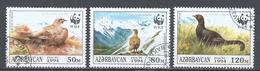 Azerbaijan 1994. Scott #454a,b&d (U) W.W.F. Birds - Azerbaiyán