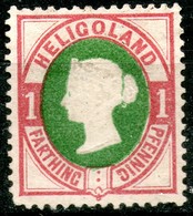 Heligoland,18751f./1pf,Mi#11,MLH *,as Scan - Héligoland