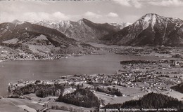 AK Bad Wiessee - Rottach-Egern - Tegernsee Mit Wallberg - Werbestempel Kurort Rottach-Egern 1956 (42040) - Bad Wiessee