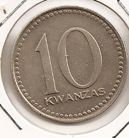 ANGOLA 10 KWANZAS  RARE 5 - Angola