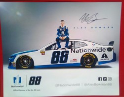 Alex Bowman (USA) - Autogramme