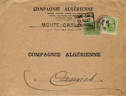1926- 'enveloppe De Monte-Carlo Affr. 75 C Oblit. DAGUIN - Brieven En Documenten