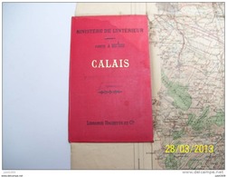 MILITARIA . Plan De CALAIS ..-- 1915 . Ministère De L' Int. . 2ème Régimt De Chasseurs à Cheval . 1er Groupe . 1er Esc. - Calais