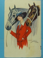 Femme Avec Chevaux - Nanni