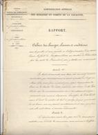 Rapport Adjudication Terrain Pour Restaurant De Franchard (Fontainebleau) - Document 6 Pages - 16/01/1860 - Documenti Storici