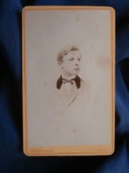 Photo CDV Wilh. Erlemann In Coblenz - Portrait Jeune Homme (Toni Schuhmacher) Circa 1870 L449 - Antiche (ante 1900)