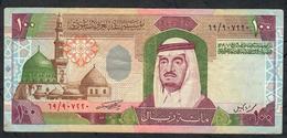 SAUDI ARABIA P25a 100 RIYALS 1984  #69 Signature 7a  XF NO P.h. - Saudi Arabia