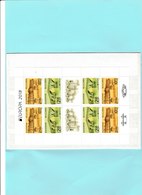 Bulgaria 2018  -  Minifoglio** Di 8 Stamps + Vignette Centrali  Europa Cept - 2018