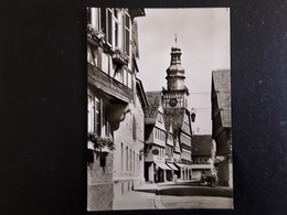 KIRCHHEIM / TECK, Baden Wurtemberg,  Deutschland,  Beim Rathaus . Auto VW Coccinelle Volkswagen, - Kirchheim