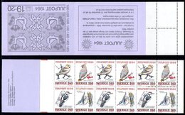 SWEDEN 1984 Christmas: Birds Booklet MNH / **.  Michel MH102 - 1981-..
