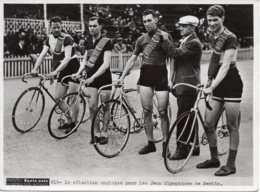 Photo Paris Soir Sélection Anglaise Aux JO De Berlin, Format 20/14 - Cyclisme