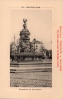 Cpa Bruxelles Fontaine De Broukère,Chocolat Debauve Et Gallais. - Monuments