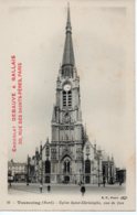 Cpa Tourcoing église St Christophe,Chocolat Debauve Et Gallais. - Tourcoing