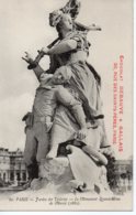 Cpa Paris Jardin Des Tuileries Le Monument Quand Même De Mercié,Chocolat Debauve Et Gallais. - Andere Monumenten, Gebouwen