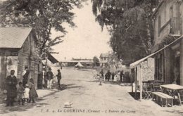 Cpa Camp De La Courtine, L'entrée Du Camp. - La Courtine