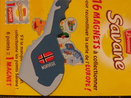 Magnet BROSSARD Europe Norvège - Tourisme