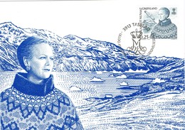 33194. Tarjeta Maxima  TASIILAQ (Gronland) 2001. Queen Margarethe II - Covers & Documents
