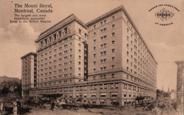 Montreal Québec Canada - The Mount Royal Hotel - Nice Illustration - Unused - Very Good Condition - 2 Scans - Montreal