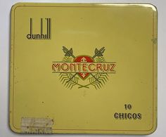 AC - DUNHILL MONTECRUZ CIGAR EMPTY TIN BOX FINE CONDITION FOR COLLECTION - Boites à Tabac Vides
