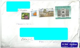 CANADA To Brazil - Circulated Cover In 2013?? With 04 Stamps - Bee Architecture (GN 0237) - Storia Postale