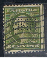 US 227 // YVERT 173 // PERFORE / PERFIN HNB // 1908 - Zähnungen (Perfins)