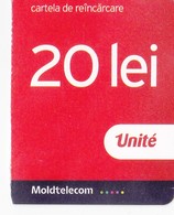 Moldova ,  Moldavie , Prepaid Phonecard - Unite , 50 Lei , 2018 , Paper , Used - Moldawien (Moldau)