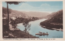 CPA - AK Chamalieres Sur Loire Passage Du Bac Fähre Ferry A Retournac Roche En Regnier Vorey Mezeres Yssingeaux 43 Haute - Retournac