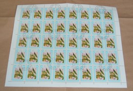 Laos 1985 / Sheet Of Stamps 40 X MiNr. 839 Used / Flowers - Odontoglossum Luteo-purpureum - Laos