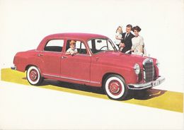 Automobile: Illustration Non Signée - Mercedes-Benz 190 D - Carte Non Circulée - Turismo