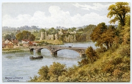 ARTIST : A. R. QUINTON - CHEPSTOW, BRIDGE & CASTLE - Quinton, AR