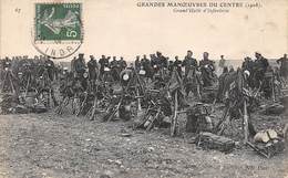 Alentours D'Ecuillé Et Valençay 36  Grandes Manœuvres Du Centre 1908  Halte D'Infanterie  (voir Scan) - Other & Unclassified