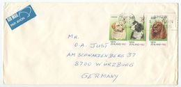 New Zealand 1982 Airmail Cover Blockhouse Bay To Würzburg Germany, Dog Stamps - Covers & Documents